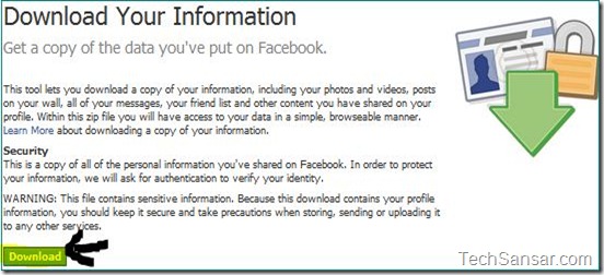 3-facebook-Download Your Information