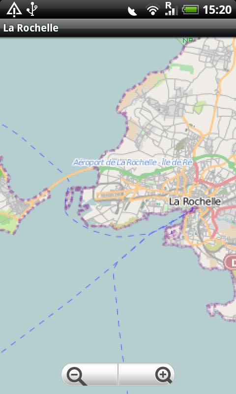 La-Rochelle, Ile de Re Map Screen 1