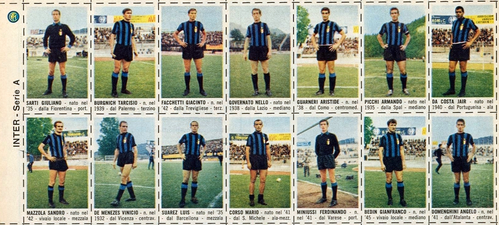Corrierino e Giornalino Serie A 1966/67