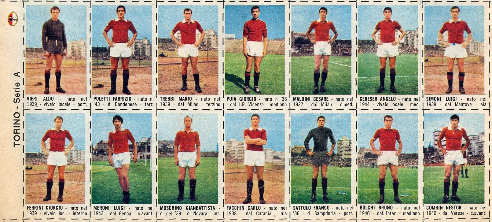Corrierino e Giornalino Serie A 1966/67