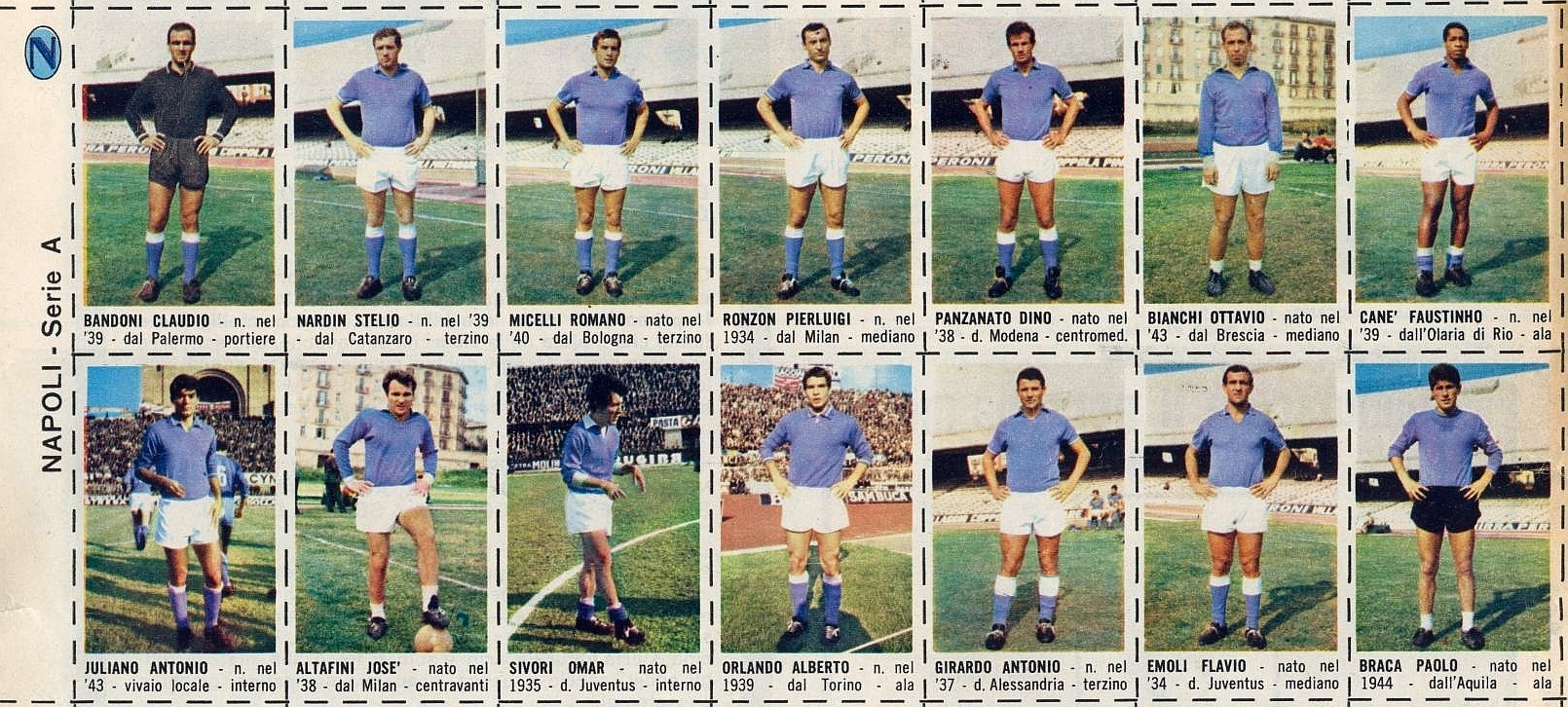 Corrierino e Giornalino Serie A 1966/67