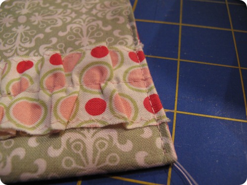 The Sweet Life: Ruffled Checkbook Cover Tutorial
