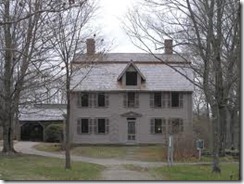 Old Manse- home to Emerson and Hawthorne