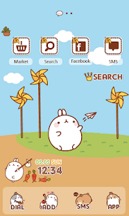 CUKI Theme Molang and pinwheel