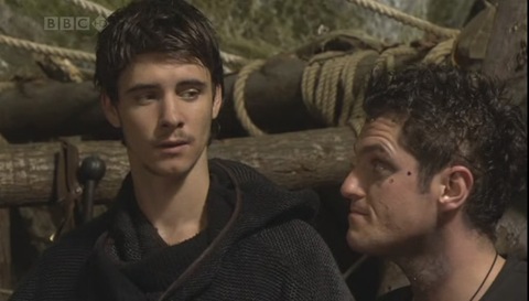 Robin Hood: Lardner's Ring (Harry Lloyd as Will Scarlett and Mathew Horne as The Fool)