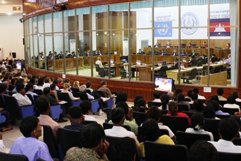 Public gallery of Cambodia Tribunal