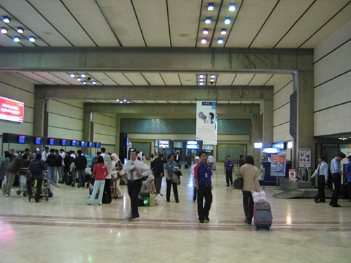 مطار الملك خالد وصول الرحلات الداخلية