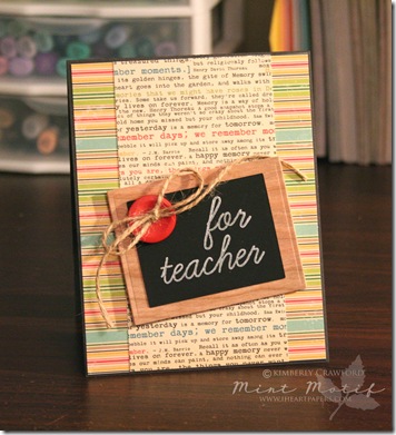 For Teacher Card