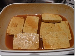 Tofu mariniert