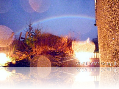 Lunar rainbow in Wark, Northumberland January 2009