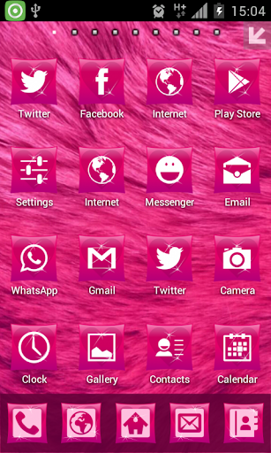 Pink Leopard GO Theme