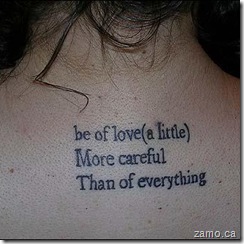 love careful