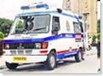 EMRI ambulance van in Goa