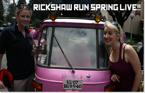 rickshaw run to goa team