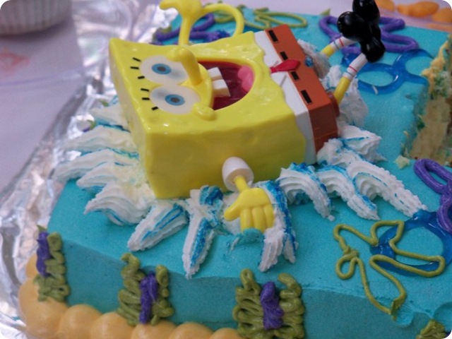Sponge Bob Splash Cake 1