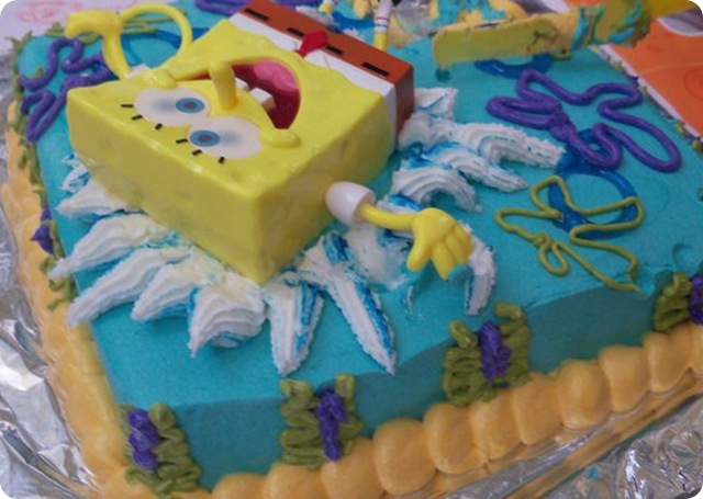 Sponge Bob Splash Cake 2