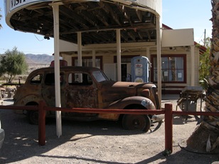 remnants of a different era in Shoshone, CA