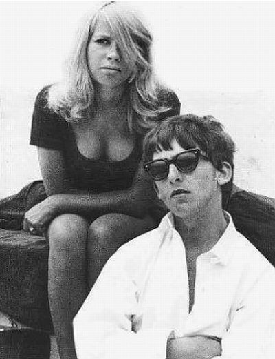 George Harrison with Astrid Kirchherr