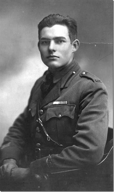 Hemingway as a soldier
