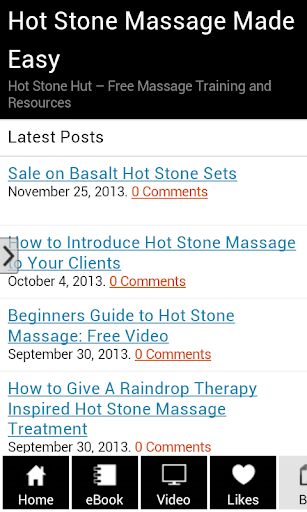 【免費健康App】Hot Stone Massage Made Easy-APP點子