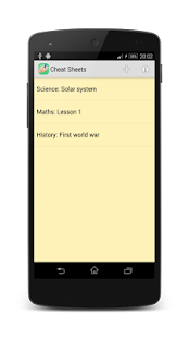 Download Cheat Sheets APK
