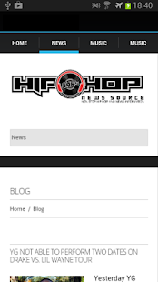 Lastest HIP HOP NEWS SOURCE APK for PC