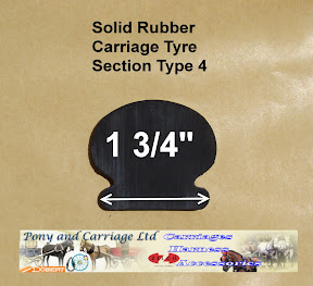 Horse Carriage Rubber Tyre Type 4