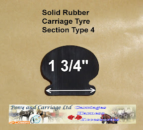 Horse Carriage Rubber Tyre Type 4