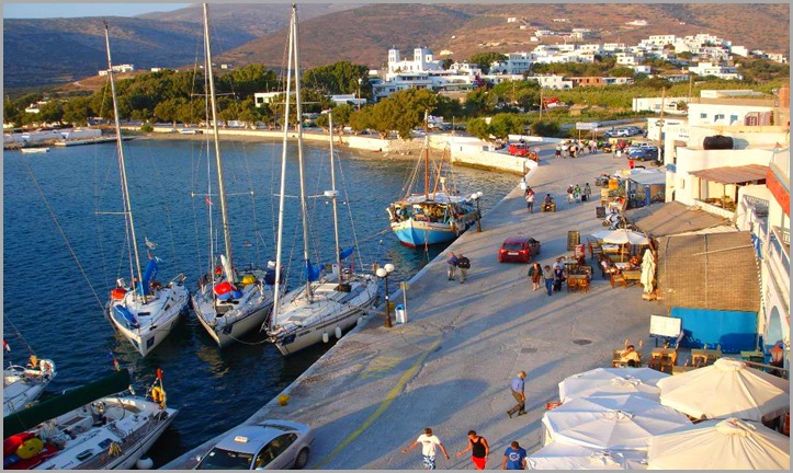 Τα Κατάπολα - βρίσκονται στήν Αμοργό σε φυσικά λιμάνια του Αιγαίου--Katapola - Amorgos