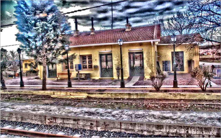 ΟΣΕ. Σιδηροδρομικός σταθμός Νομός Εύρου - OSE. Train Station District Evrou- Art- Mihalis