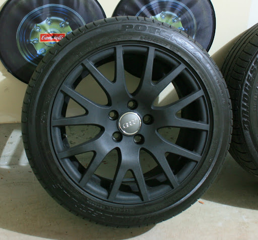Oem Audi TT Wheels 17x8.5 Black Will fit mk5 Jetta GTI Rabbit cheap and ...