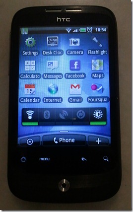 HTC Wildfire ready for update