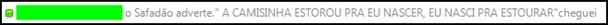 Frase gay da semana