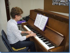 Denise Gunson made the St Joseph's Church piano sound like a concert grand!
