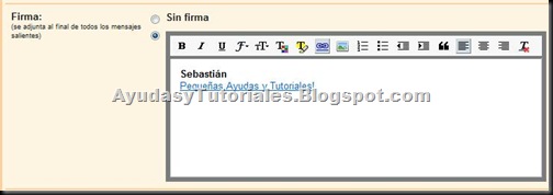 Gmail Firma Enriquecida - AyudasyTutoriales