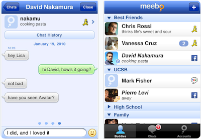 Meebo - Un messenger para el Iphone/ipod - Tecla Social