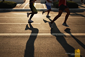 The Run passed through Fort Bonifacio's main thoroughfares