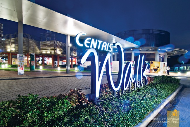 Neon Welcome Sign for Centris Walk