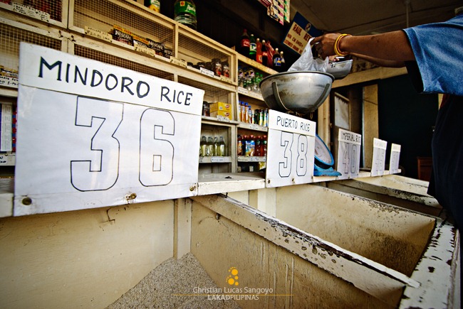 Local Rice at the Coron Market