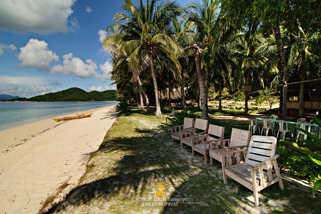 Beach Lounging at Coron's Banana Island