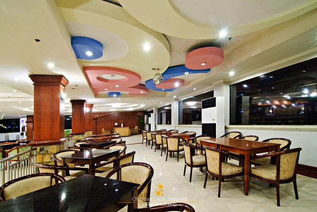 Tables at the Lobby at Bacolod's Grand Regal Hotel 