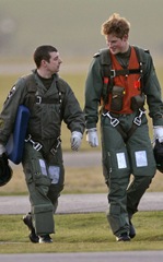 Prince Harry's First Day Of Flight Training (USA AND OZ ONLY)