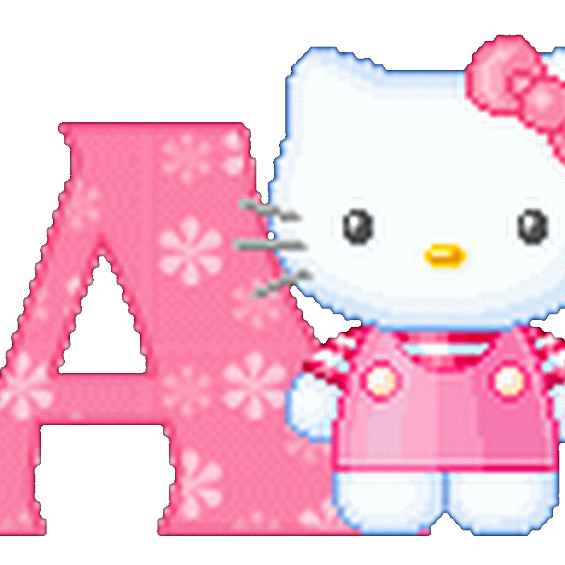 Alfabeto animado de Hello Kitty