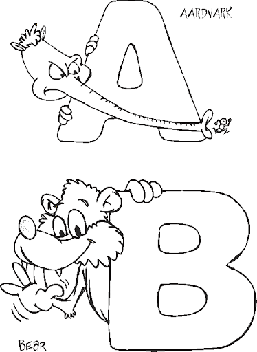 abc coloring pages sheets gas - photo #2