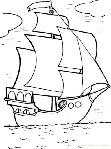  Top   imagen barcos de cristobal colon dibujos