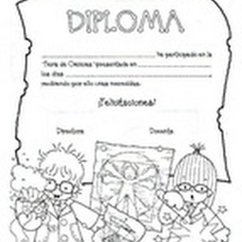 Diplomas para imprimir jardín de infancia