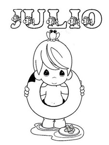 Dibujos para colorear meses del año - Colorear dibujos infantiles