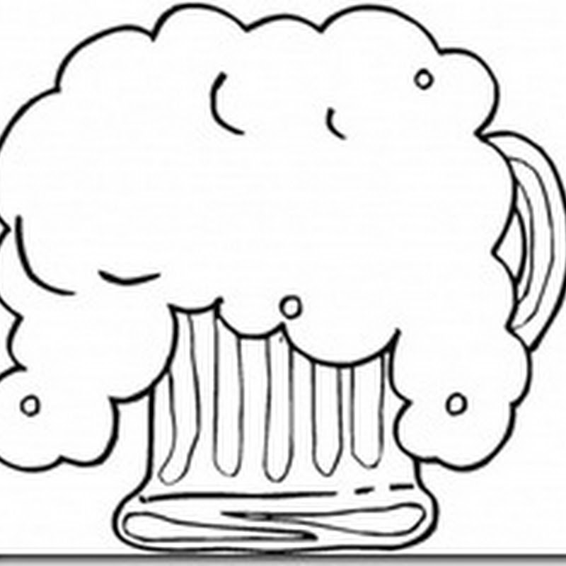 Dibujos para colorear de cerveza