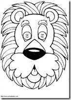 mascara león -blogcolorear-com (9) mascara león -blogcolorear-com (9)