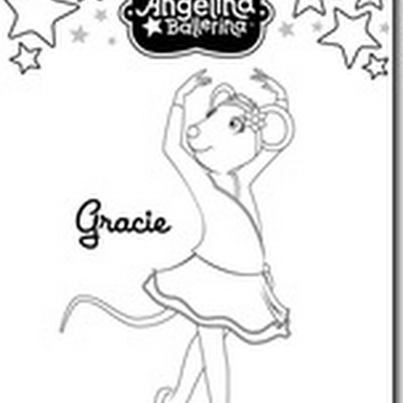 Dibujos para colorear de Angelina Ballerina
